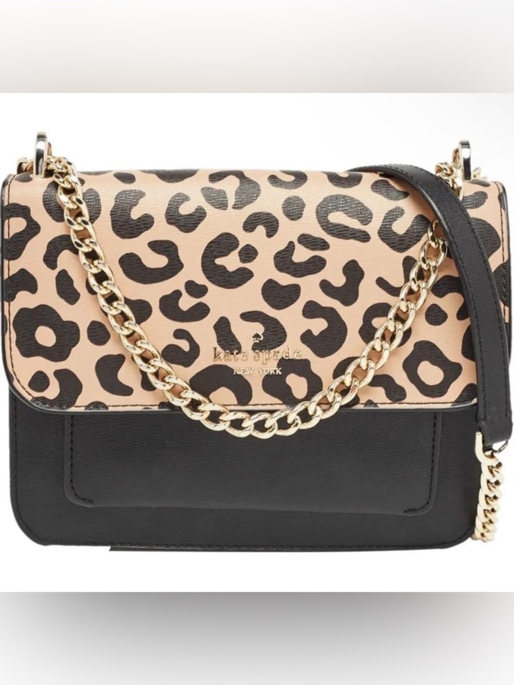 Kate Spade Leopard-Print Remi Flap Crossbody